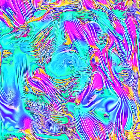 Abstract Blue zodiac color #7E9DD8