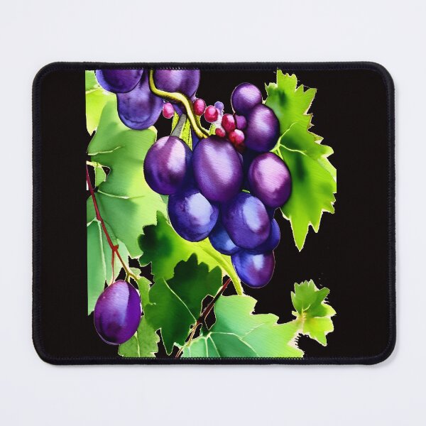 Item preview, Purple grapes on a vine designed and sold by MarcoSc11.