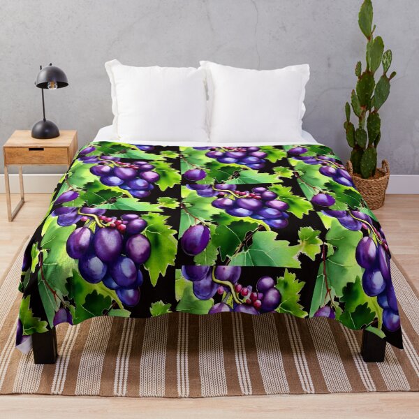 Item preview, Purple grapes on a vine designed and sold by MarcoSc11.