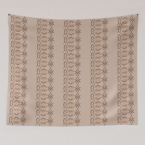 Item preview, Boho Natural Geometric Earth Tone  designed and sold by ElaMilkoDESIGN.