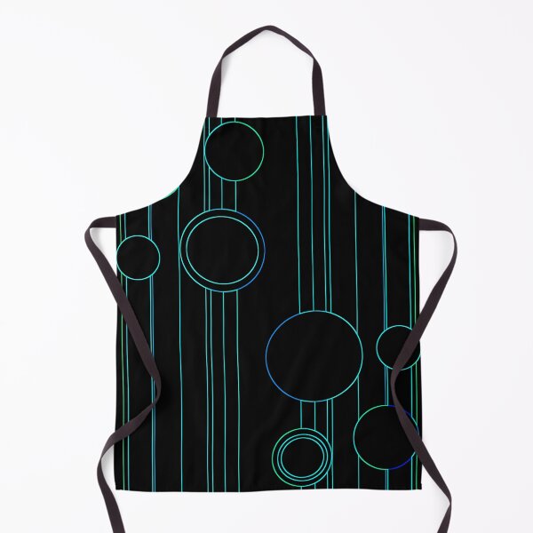 Item preview, Happy Italian Style Circles and Stripes Black & Luminous Outlines designed and sold by SpiritGifts.