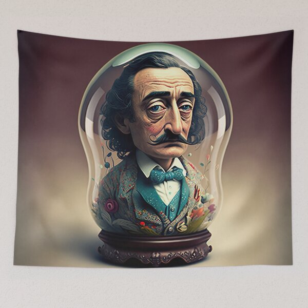 Item preview, "Dali as a Matryoshka Bobblehead" designed and sold by Papouilles.