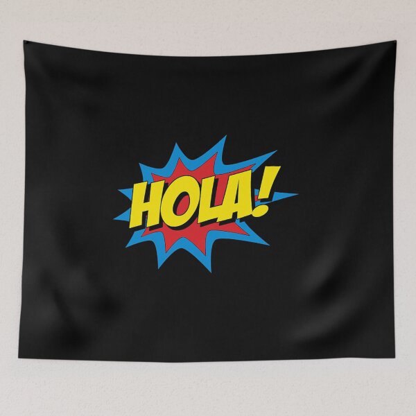 Item preview, hola spanish superhero  designed and sold by Laorafera.