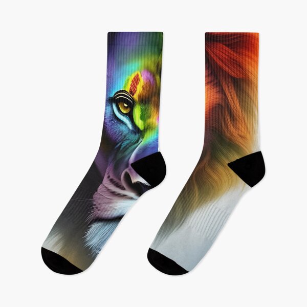 Item preview, Lion Head With Rainbow Colours  designed and sold by MIGSZ.