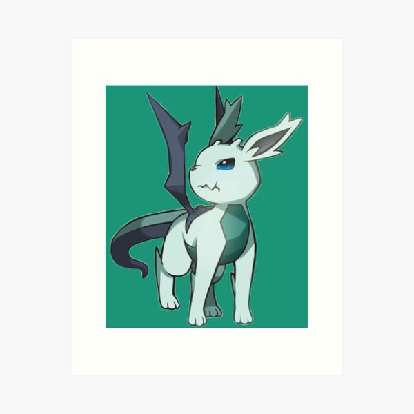 Retro Pokemon Eeveelutions Poster Eevee Umbreon Leafeon Canvas