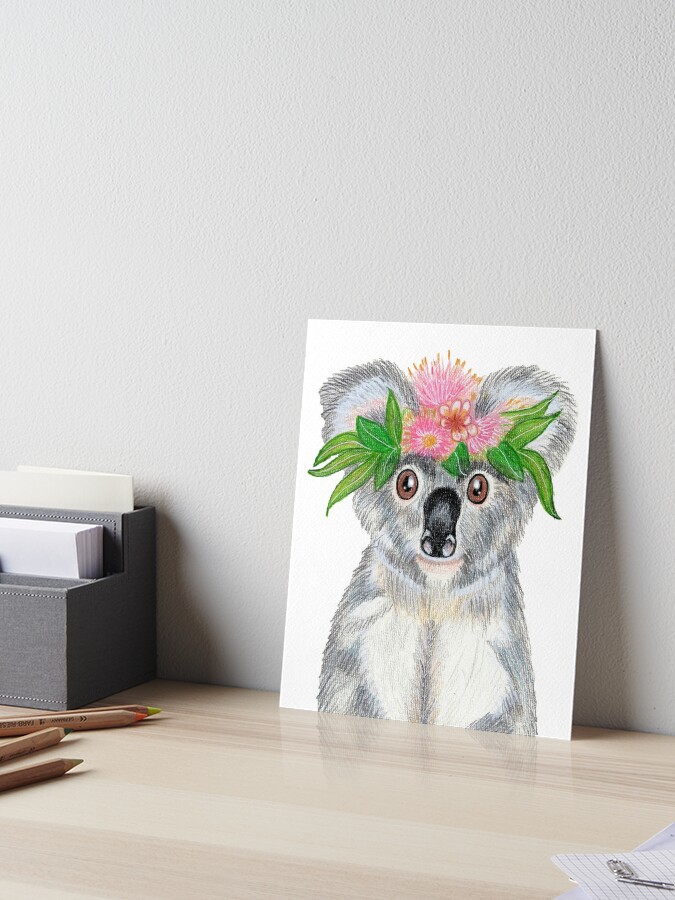 Koala art print 8x10