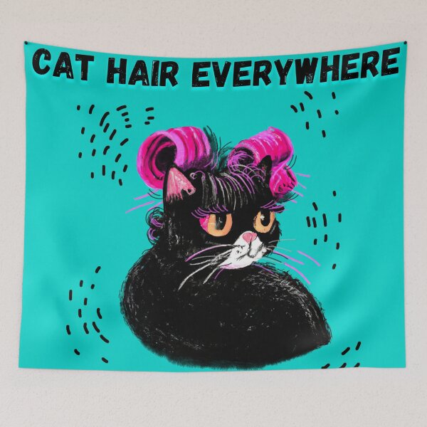 Item preview, Home Cat Hair Everywhere designed and sold by Annet KY.