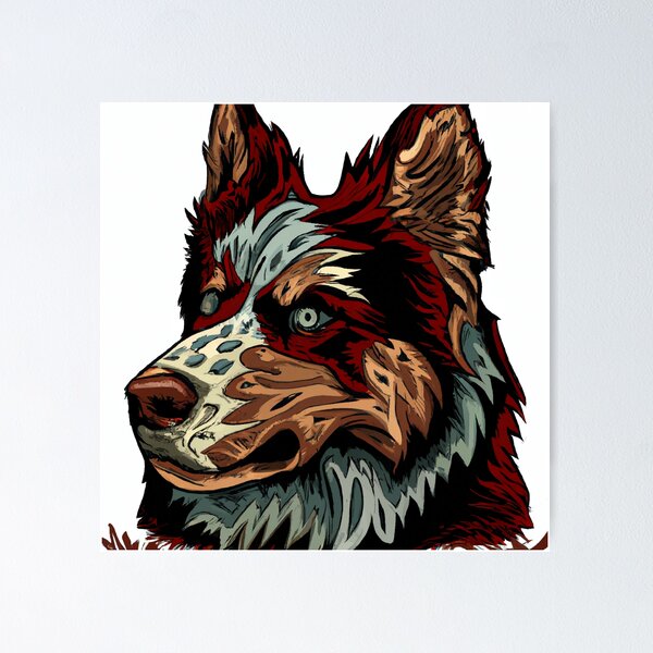 Item preview, Australian Shepherd Graphic designed and sold by GrizzlyMountain.