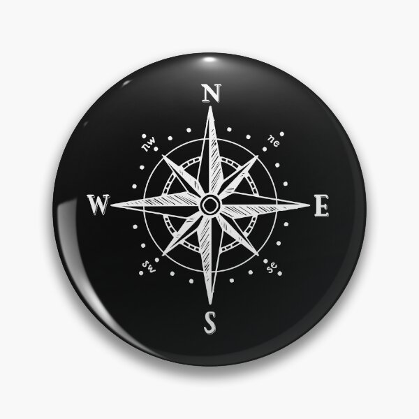 Item preview, Retro Compass North South East West Sailing Hiking Lover Gift designed and sold by alenaz.