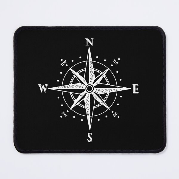 Item preview, Retro Compass North South East West Sailing Hiking Lover Gift designed and sold by alenaz.
