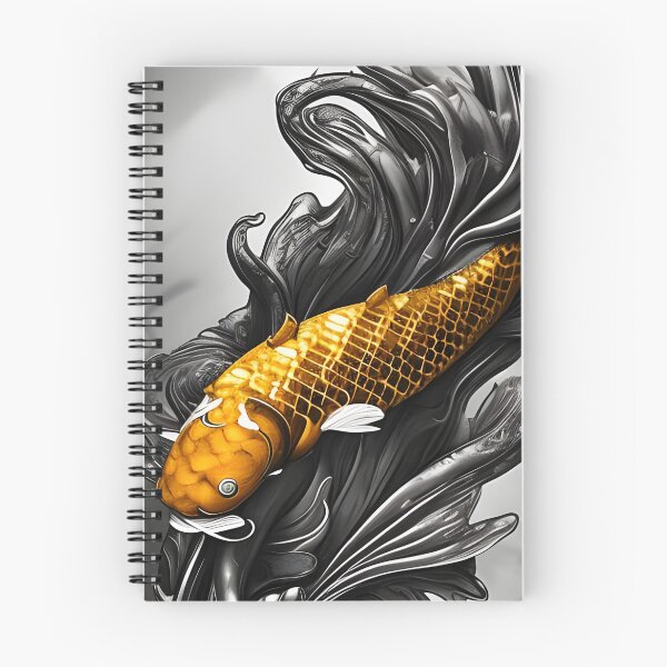 Aperçu de l'œuvre Poisson Koi doré créée et vendue par MIGSZ.
