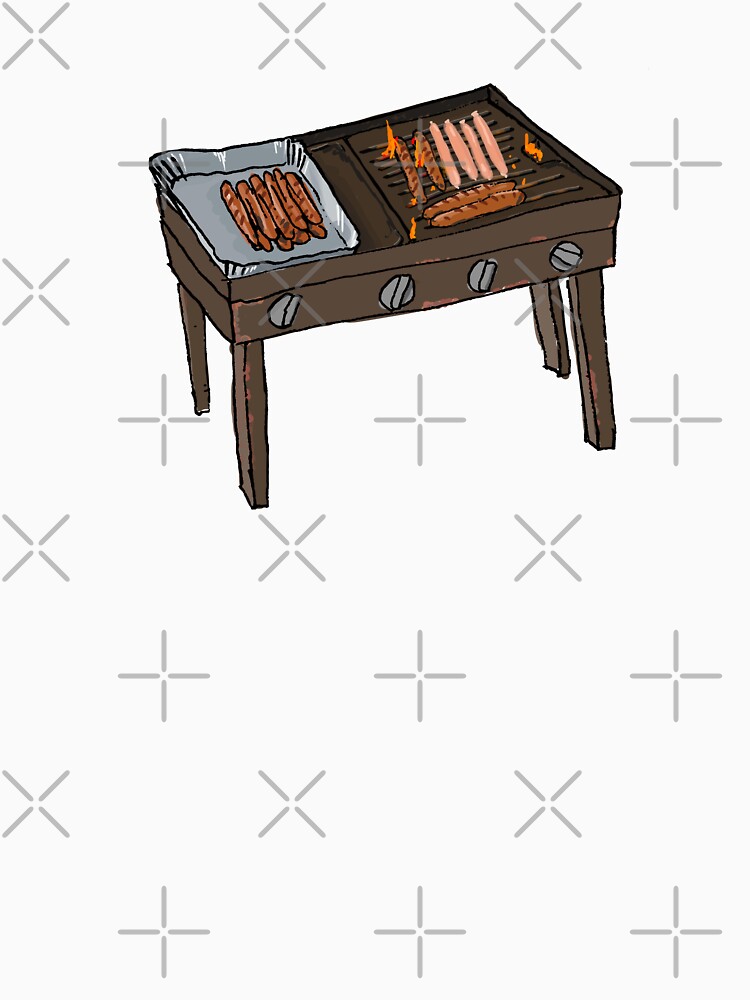 Thumbnail 7 of 7, Classic T-Shirt, Snags on the BBQ designed and sold by strayastickers.