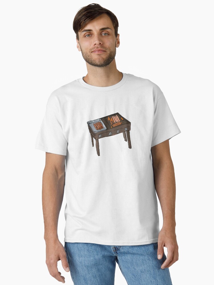 Thumbnail 2 of 7, Classic T-Shirt, Snags on the BBQ designed and sold by strayastickers.