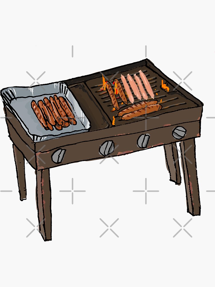 Snags on the BBQ by strayastickers