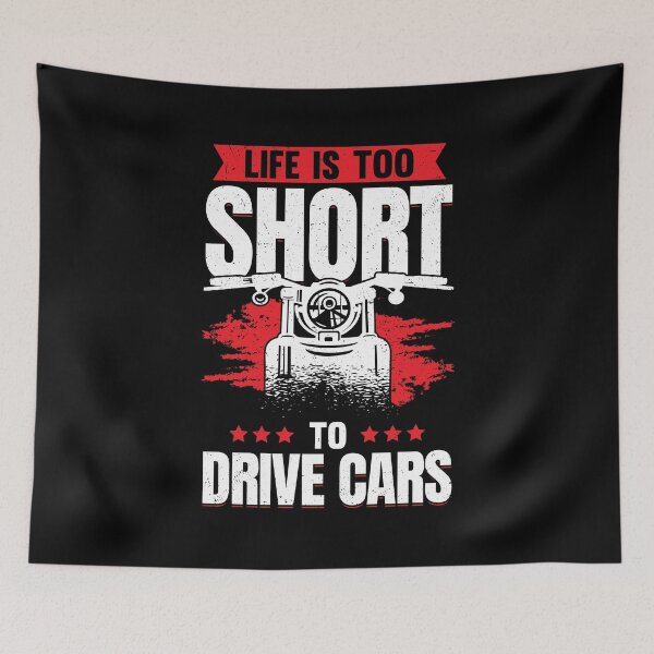 Item preview, Life Is Too Short To Drive Cars Motorcyclist Gift designed and sold by Marcid95.
