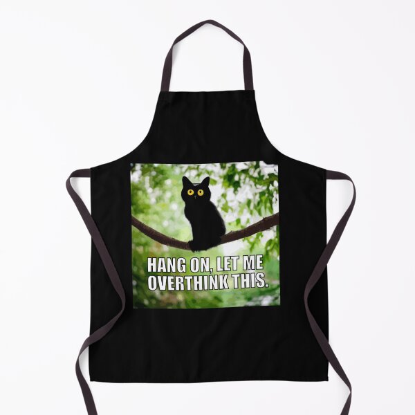 Artikelvorschau, Abwarten. Lassen Sie mich das überdenken - lustige schwarze Katze, die auf einem Ast sitzt entworfen und verkauft von Kodexstore.