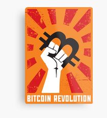 Bitcoin revolution Metal Print