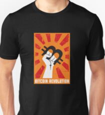Camiseta ajustada Revolución de Bitcoin