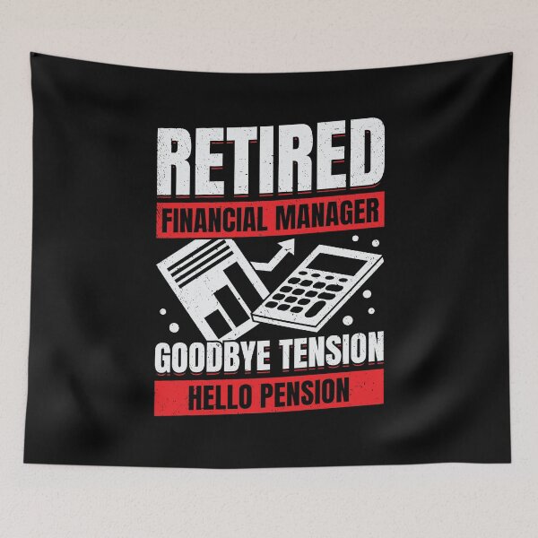 Item preview, Retired Financial Manager Retirement Gift designed and sold by Marcid95.