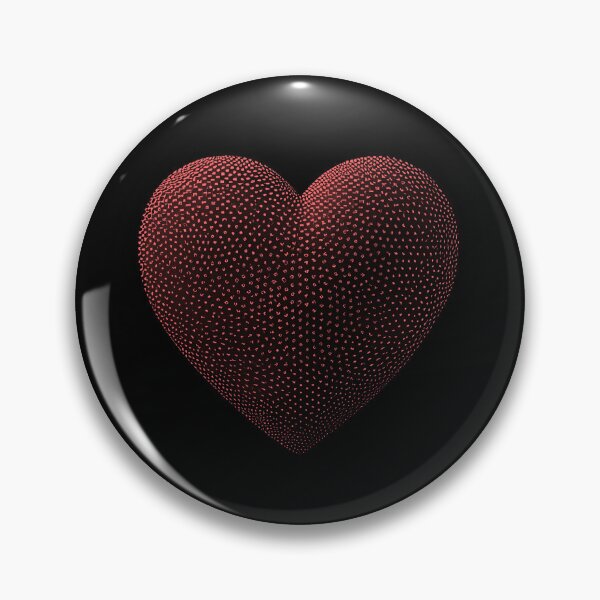 Item preview, Red particle heart designed and sold by Christolamber.