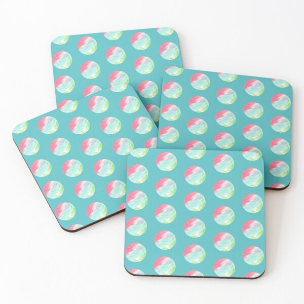 Item preview, Abstract watercolor circle | teal color watercolor creative circle pattern designed and sold by lausn.
