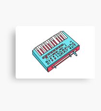 Pink midi keyboard Canvas Print
