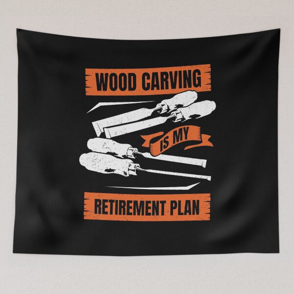 Item preview, Wood Carving Is My Retirement Plan designed and sold by Marcid95.