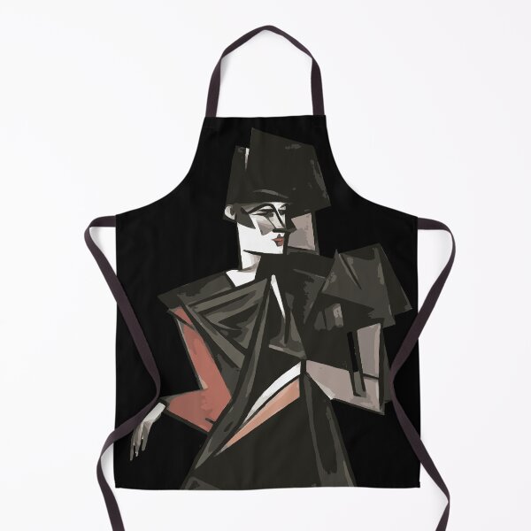 Item preview, Goth Girl Dancing Geometric Abstract Art designed and sold by taiche.