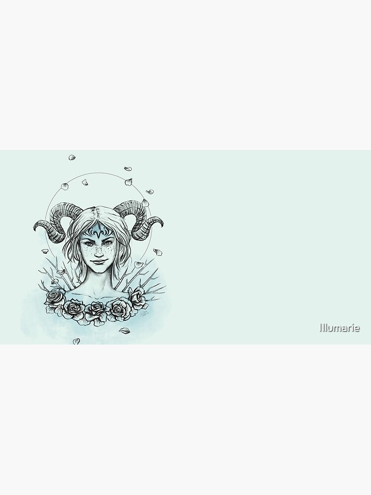 Thumbnail 5 von 5, Mauspad, Aries/ Widder designt und verkauft von Illumarie.