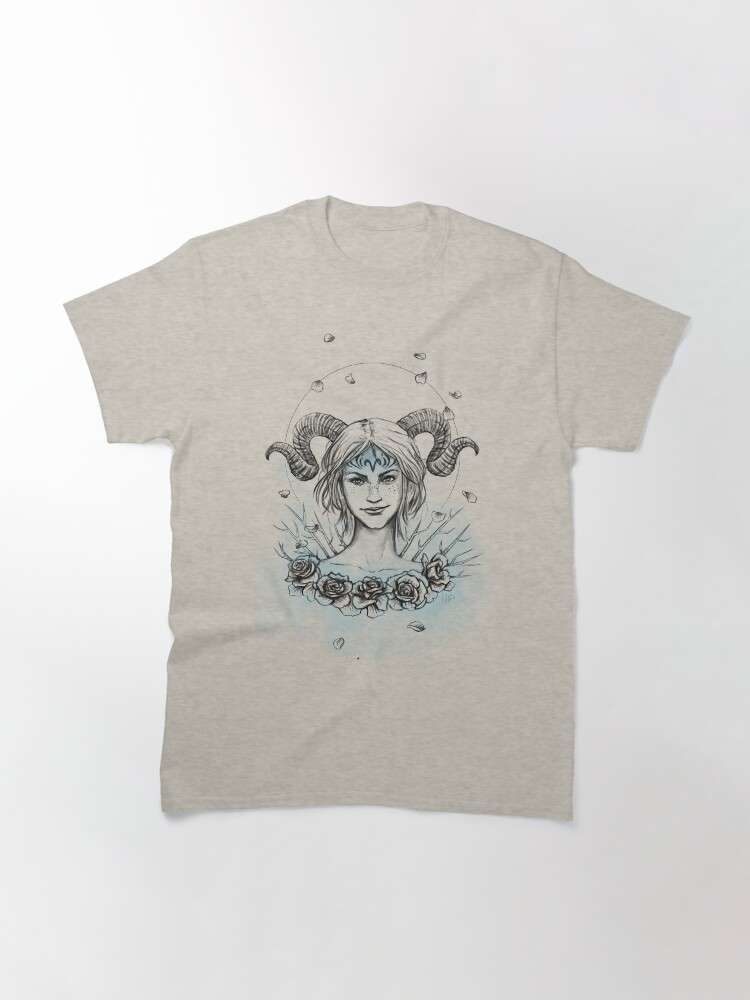 Thumbnail 3 von 7, Classic T-Shirt, Aries/ Widder designt und verkauft von Illumarie.