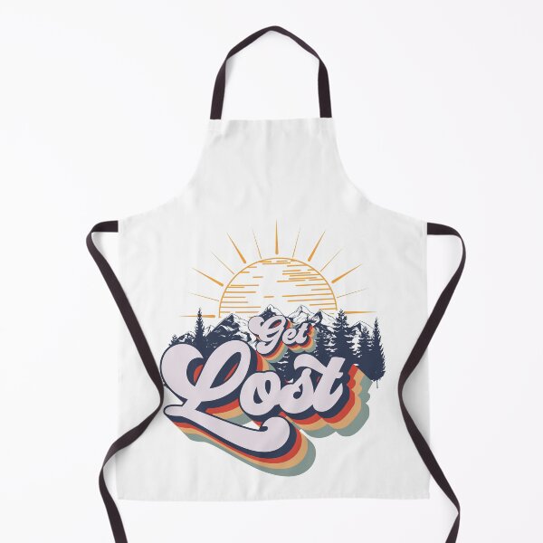 Item preview, Get lost camping quote short adventure, cute retro typography designed and sold by HomeCoquette.