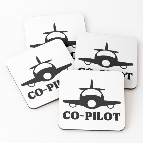 Item preview, Matching Pilot and Co-Pilot for your love ones - Co-Pilot Black designed and sold by SpicyAviator.