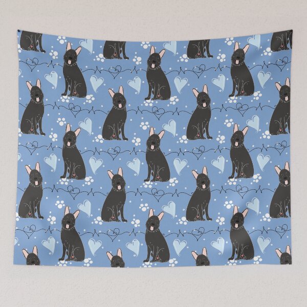 Item preview, LOVE Black German Shepherd designed and sold by Lulupainting.