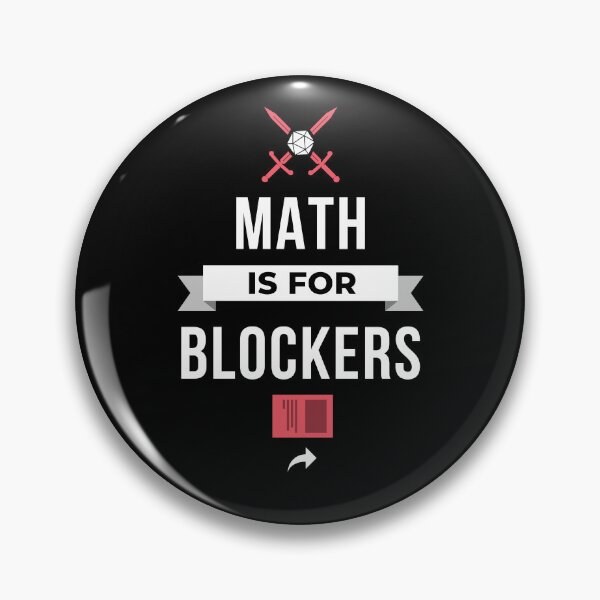 Item preview, Math is for Blockers designed and sold by Epic Upgrades.