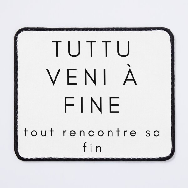 Item preview,  everything meets its end in Corsican language designed and sold by JAG2B.