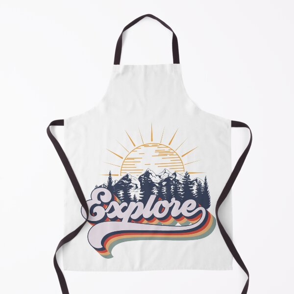 Item preview, Explore camping quote short adventure, cute retro typography designed and sold by HomeCoquette.