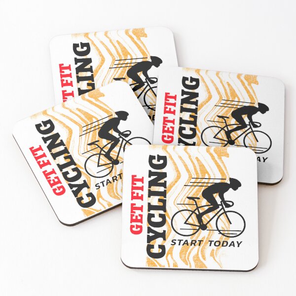 Item preview, Get Fit Cycling, Start Today designed and sold by crazydotdesigns.