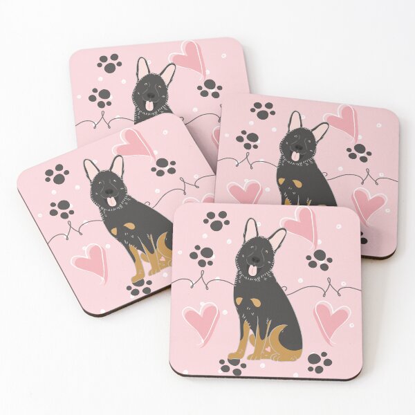 Item preview, LOVE German Shepherd - Bicolor 2 designed and sold by Lulupainting.