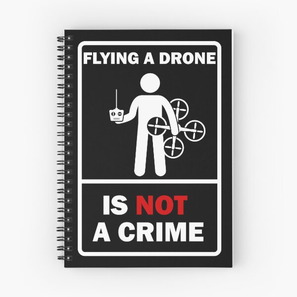 Item preview, Flying A Drone Is Not A Crime (White Image) designed and sold by Geeztown.
