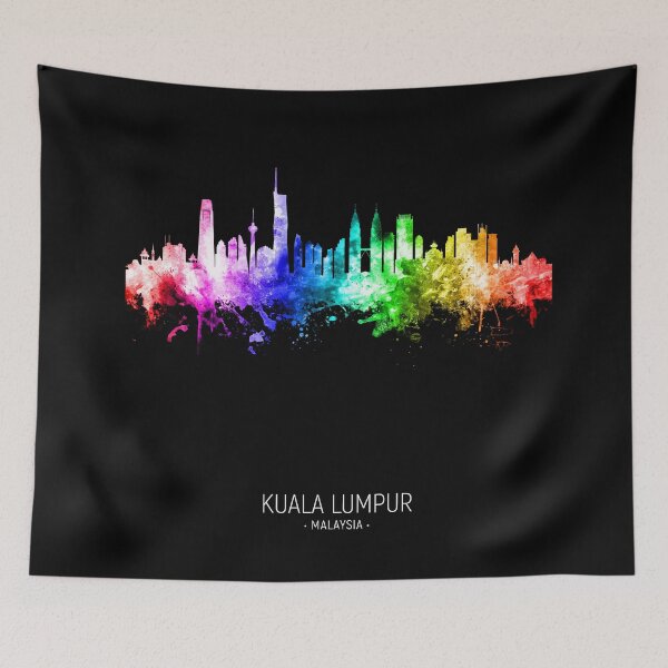 Item preview, Kuala Lumpur Malaysia Skyline designed and sold by ArtPrints.