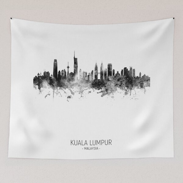 Item preview, Kuala Lumpur Malaysia Skyline designed and sold by ArtPrints.