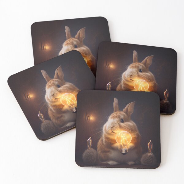Item preview, Spectacle of Furry and bulbs Digital Painting designed and sold by CodeAndColors.