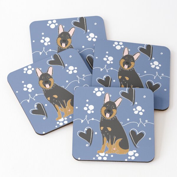 Item preview, LOVE German Shepherd - Bicolor 3 designed and sold by Lulupainting.