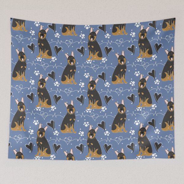 Item preview, LOVE German Shepherd - Bicolor 3 designed and sold by Lulupainting.