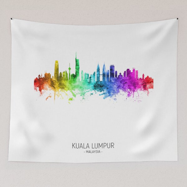Item preview, Kuala Lumpur Malaysia Skyline designed and sold by ArtPrints.