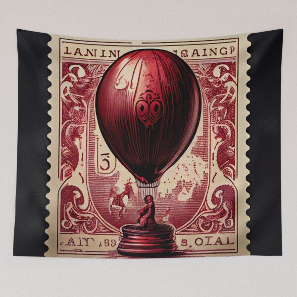 Item preview, The Jangling Stamp and Balloon Digital Painting designed and sold by CodeAndColors.