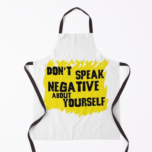 Item preview, T shirt and sticker - Don’t speak negative about yourself designed and sold by Billium Halder.