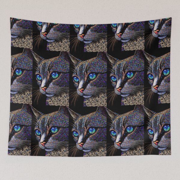 Item preview, Snowshoe Sparkle Cat 5 designed and sold by idreamaboutcats.