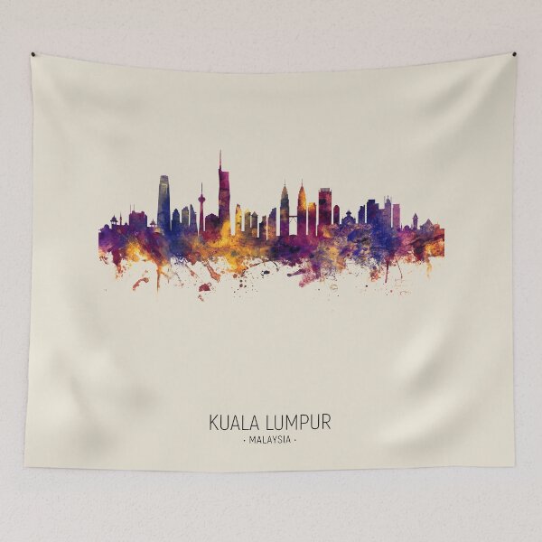 Item preview, Kuala Lumpur Malaysia Skyline designed and sold by ArtPrints.