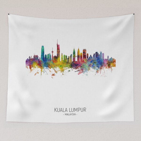 Item preview, Kuala Lumpur Malaysia Skyline designed and sold by ArtPrints.